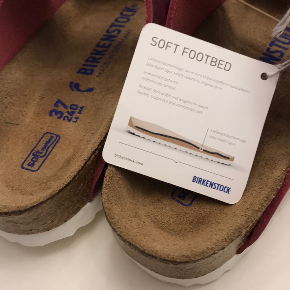BIRKENSTOCK ARIZONA PINK METALLIC 37NEW ๐๐๐ธ๐ธ - Picture 3 of 6